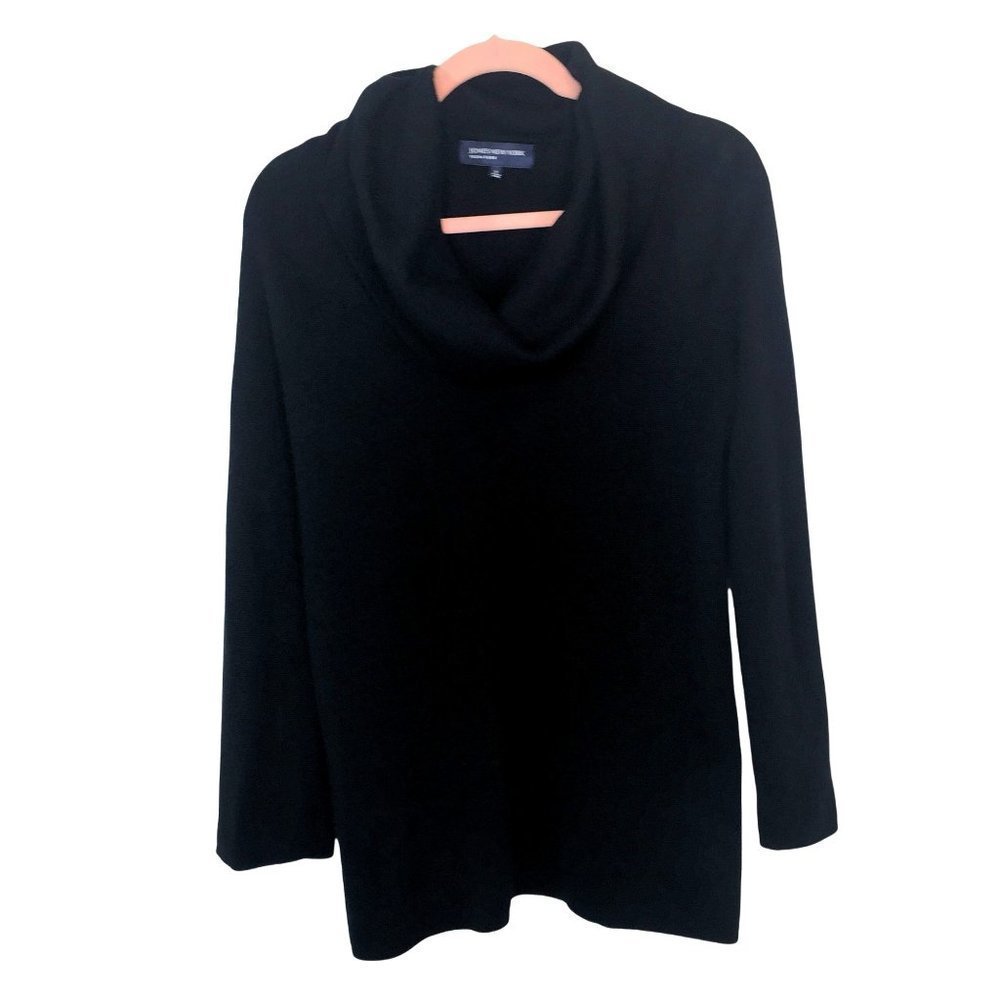 Jones New York Signature Small Cowl Neck Long Sleeve Sweater Viscose Stretch - Picture 1 of 9